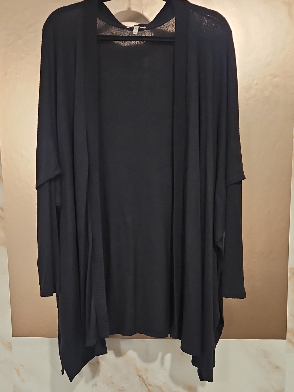 Maurices Oversized Black Open-Front Women's Cardigan